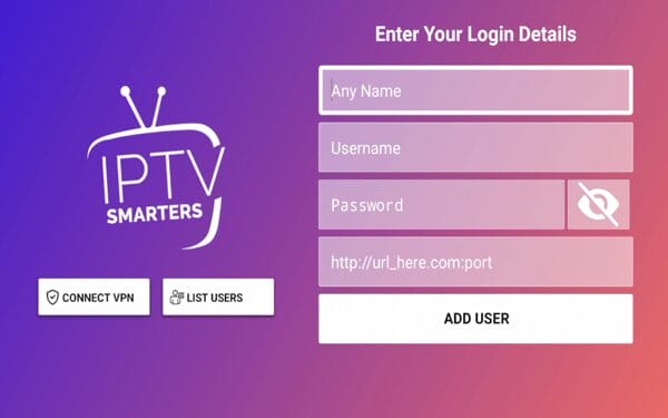 IPTV Smarters Logins